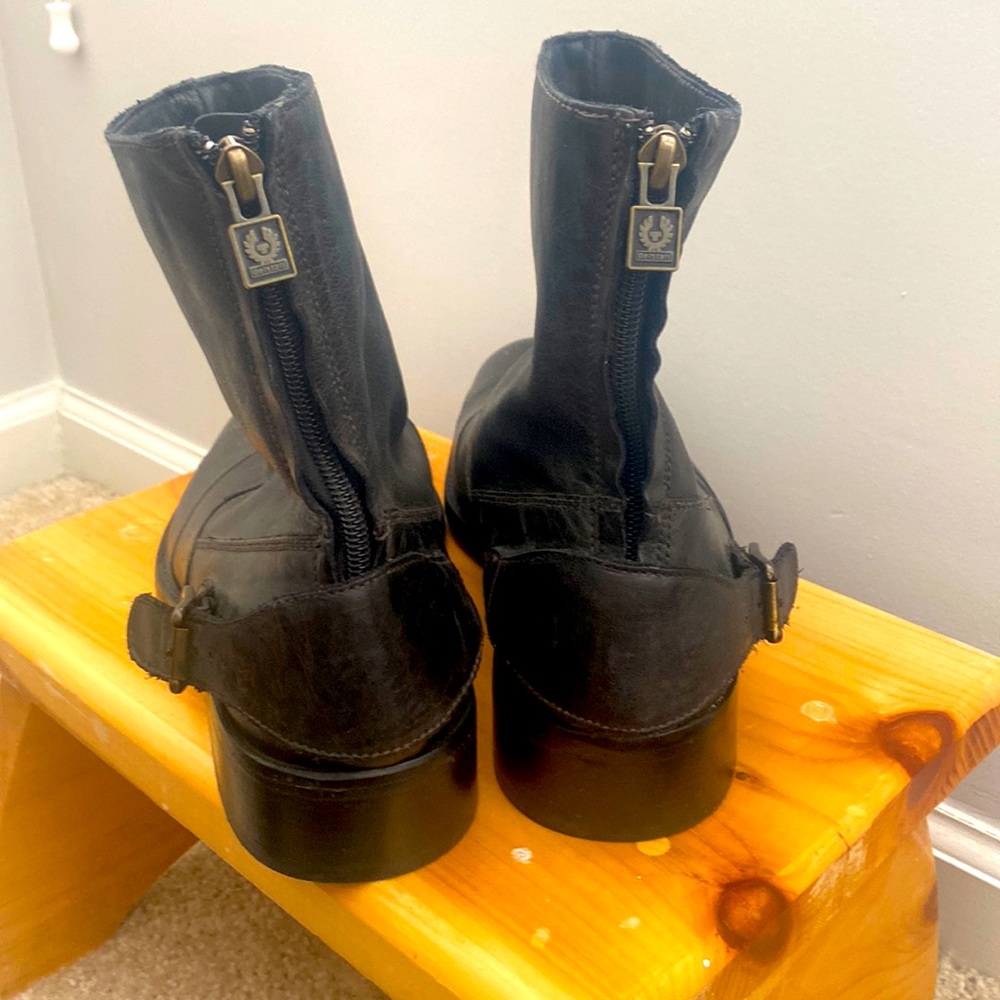 Mens Belstaff size 42 (9.5) black boot